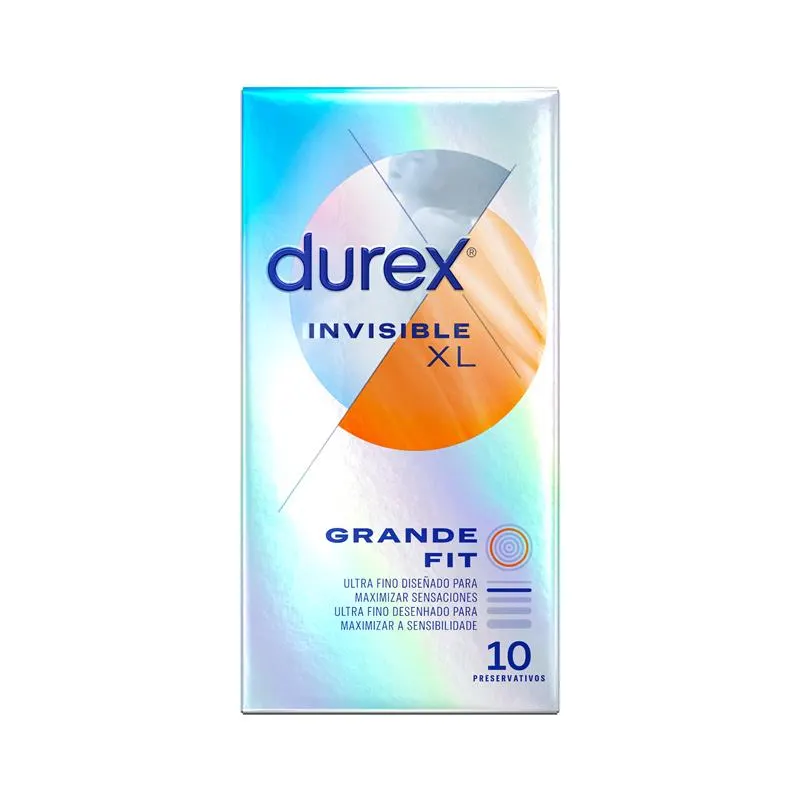 Preservativos Invisible XL 10ud · DUREX · Accesorios y Sets — Foto 2