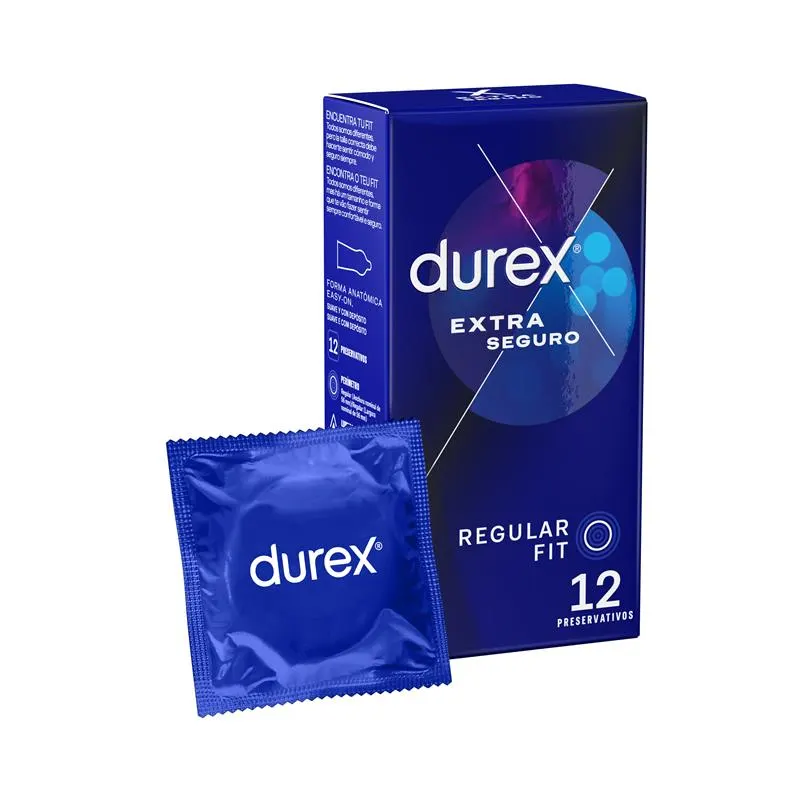 Preservativos Extra Seguro 12 ud · DUREX · Accesorios y Sets