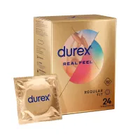 Preservativos Real Feel 24ud · DUREX · Lubricantes