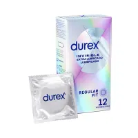 Preservativos Invisible Extra Lubricación 12ud · DUREX · Accesorios y Sets