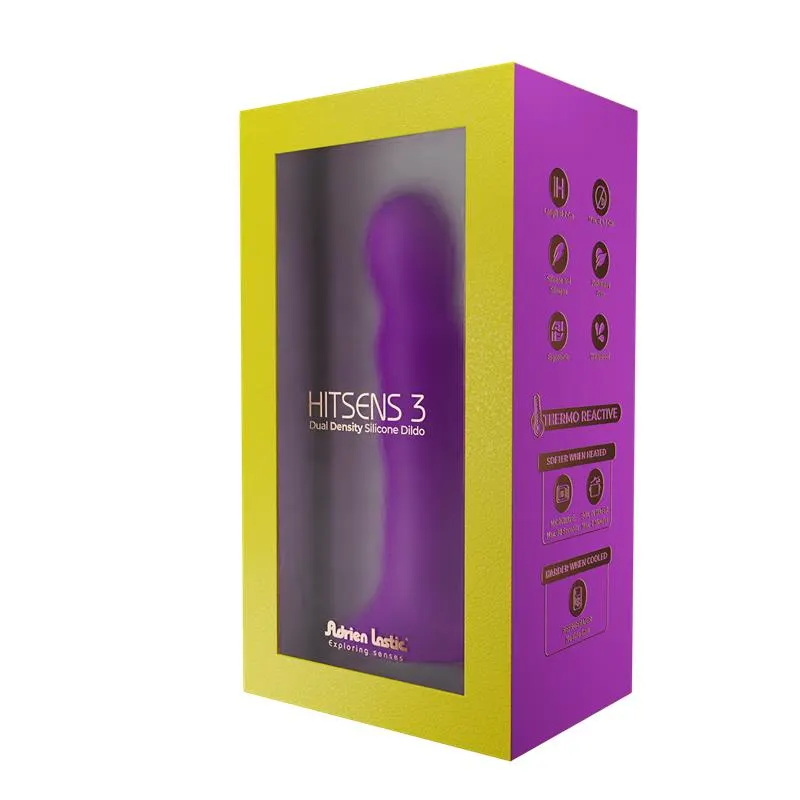 Dildo Hitsens 3 Doble Densidad Purpura · ADRIEN LASTIC · Dildos — Foto 4