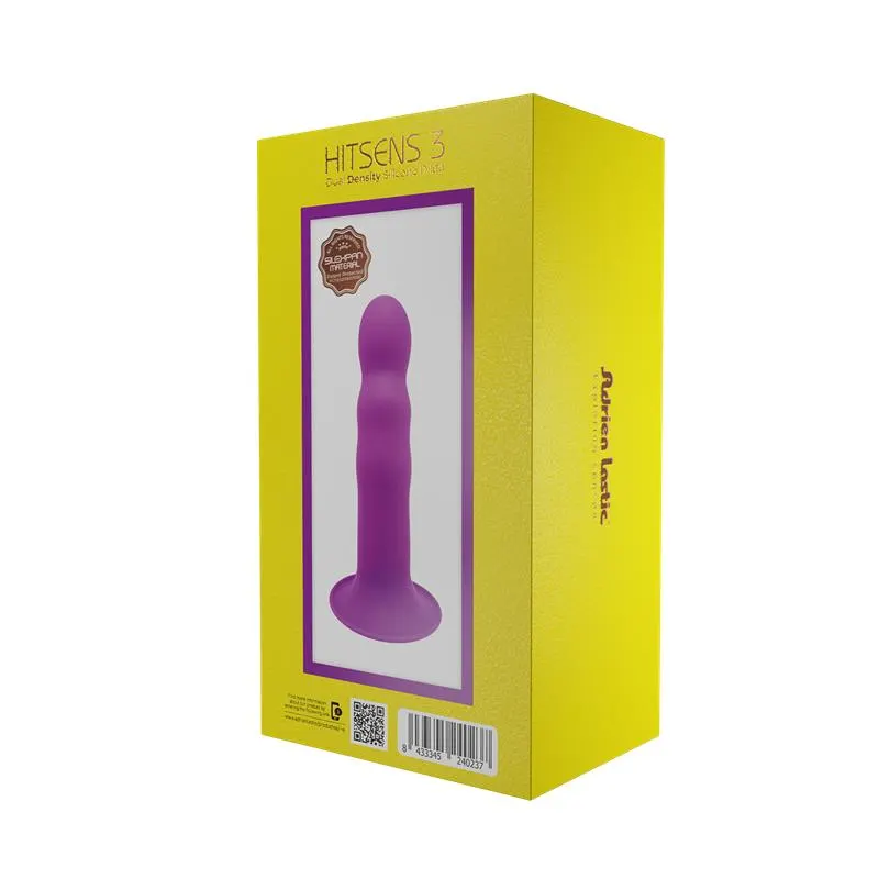 Dildo Hitsens 3 Doble Densidad Purpura · ADRIEN LASTIC · Dildos — Foto 5