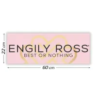 Cartel Promocional Engily Ross 60 cm x 22 cm · ENGILY ROSS · Juegos y Complementos Divertidos