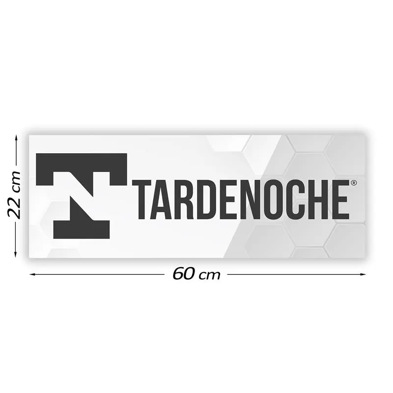 Cartel Promocional Tardenoche 60 cm x 22 cm · TARDENOCHE · Juegos y Complementos Divertidos