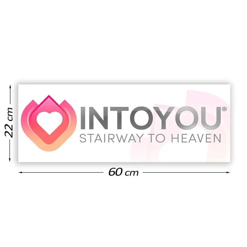 Cartel Promocional Intoyou 60 cm x 22 cm · INTOYOU · Juegos y Complementos Divertidos