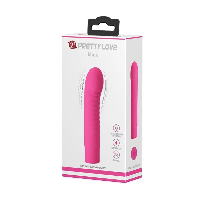 Vibrador Mick Silicona Rosa · PRETTYLOVE · Vibradores — photo 7