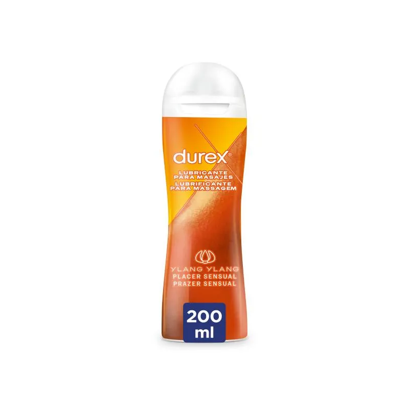 Gel de Masaje 2 en 1 Sensual Ylang Ylang 200 ml · DUREX · Lubricantes
