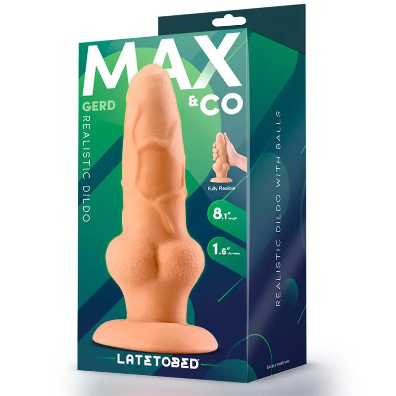 Gerd Dildo Realista con Testículos 8.1 Natural · MAX & CO · Dildos — Foto 4