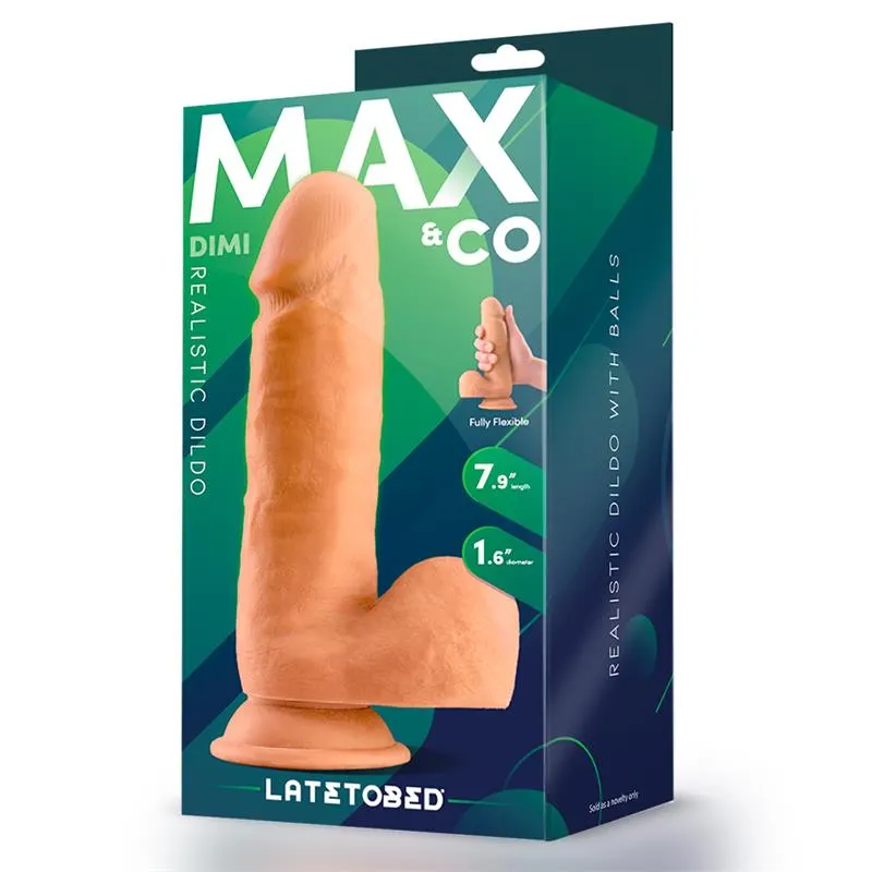 Dimi Dildo Realista con Testículos 7.9 Natural · MAX & CO · Dildos — Foto 4