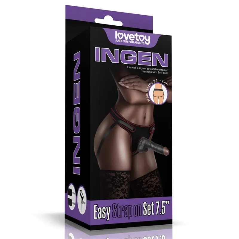 Arnés Ajustable con Dildo 7.5 · LOVETOY · Dildos