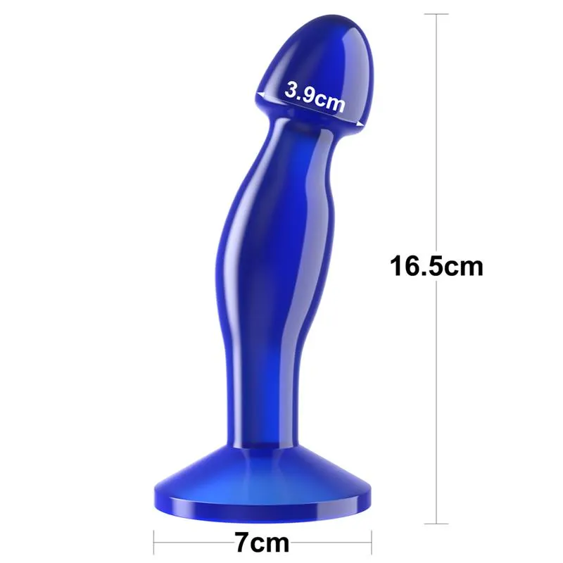 Plug Anal Flawless Azul Transparente 6.5 · LOVETOY · Anal — photo 6