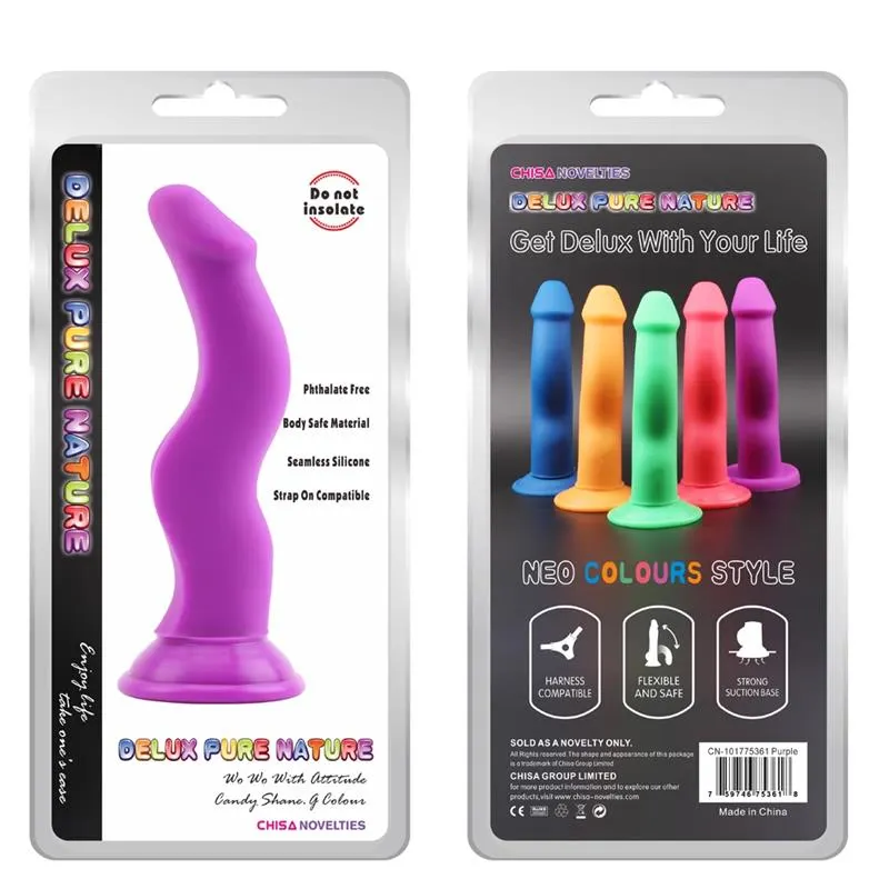 Dildo Púrpura Shane G. · CHISA · Dildos — Foto 2