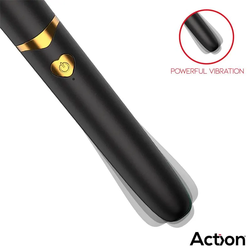Secret Noir Estimulador Brocha de Maquillaje con Vibración Negro · ACTION · Estimuladores de Clítoris — Foto 5