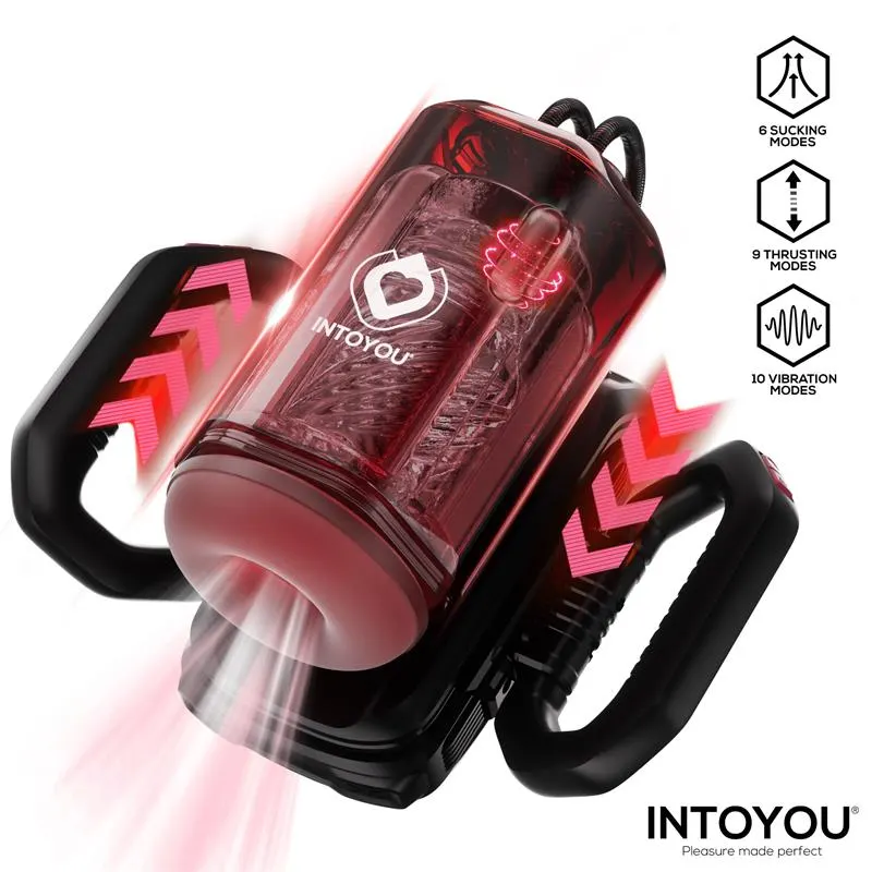 Vexor 3 in 1 Masturbador Masculino Succion, Empuje y Vibración USB-C · INTOYOU · Masturbadores Él — photo 2