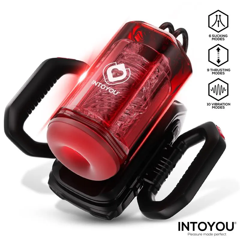 Vexor 3 in 1 Masturbador Masculino Succion, Empuje y Vibración USB-C · INTOYOU · Masturbadores Él — photo 4