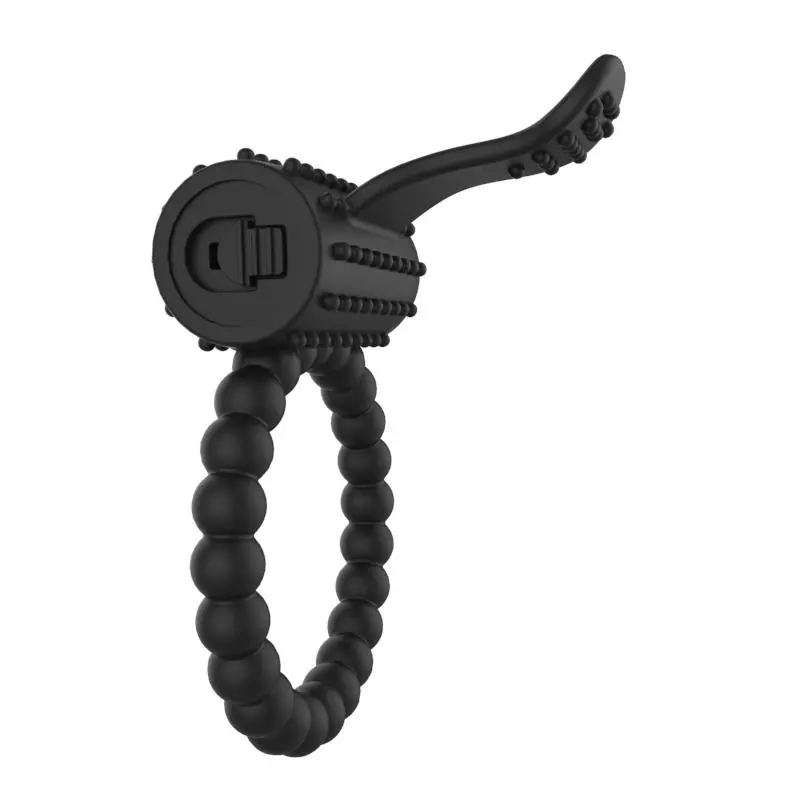 Anillo Vibrador con Bolas y Estimulador de Clítoris · A-GUSTO · A-GUSTO · Anillos para el Pene — Foto 2