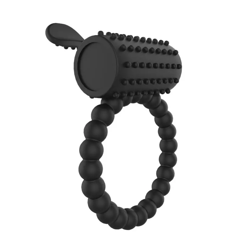 Anillo Vibrador con Bolas y Estimulador de Clítoris · A-GUSTO · A-GUSTO · Anillos para el Pene