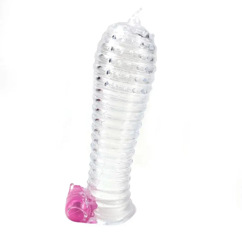 Funda para el Pene con Vibración Transparente · A-GUSTO · Fundas y Extensiones para el Pene — Foto 2
