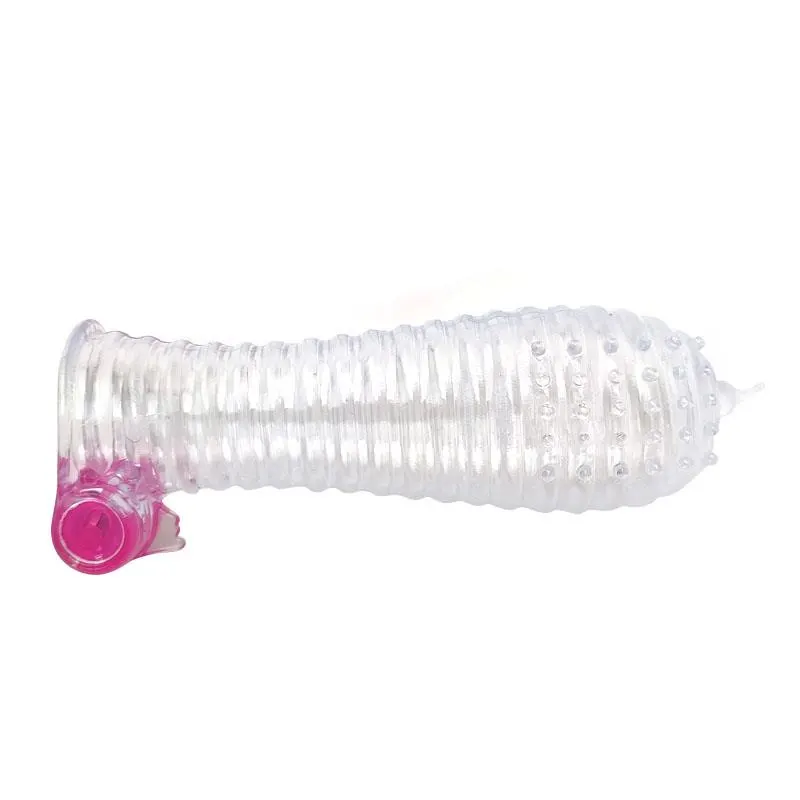 Funda para el Pene con Vibración Transparente · A-GUSTO · Fundas y Extensiones para el Pene — Foto 3