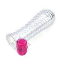 Funda para el Pene con Vibración Transparente · A-GUSTO · Fundas y Extensiones para el Pene
