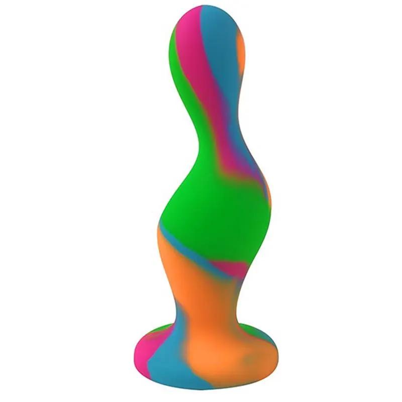 Plug Anal Multi Color Silicona · A-GUSTO · Anal