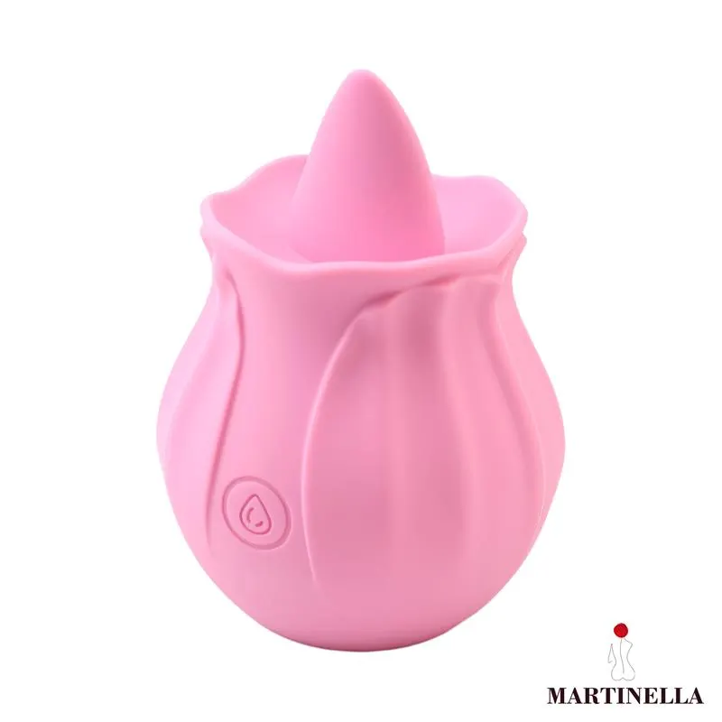 Rosa con Lengua Estimuladora USB · MARTINELLA · Estimuladores de Clítoris — Foto 3