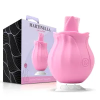 Rosa con Lengua Estimuladora USB · MARTINELLA · Estimuladores de Clítoris