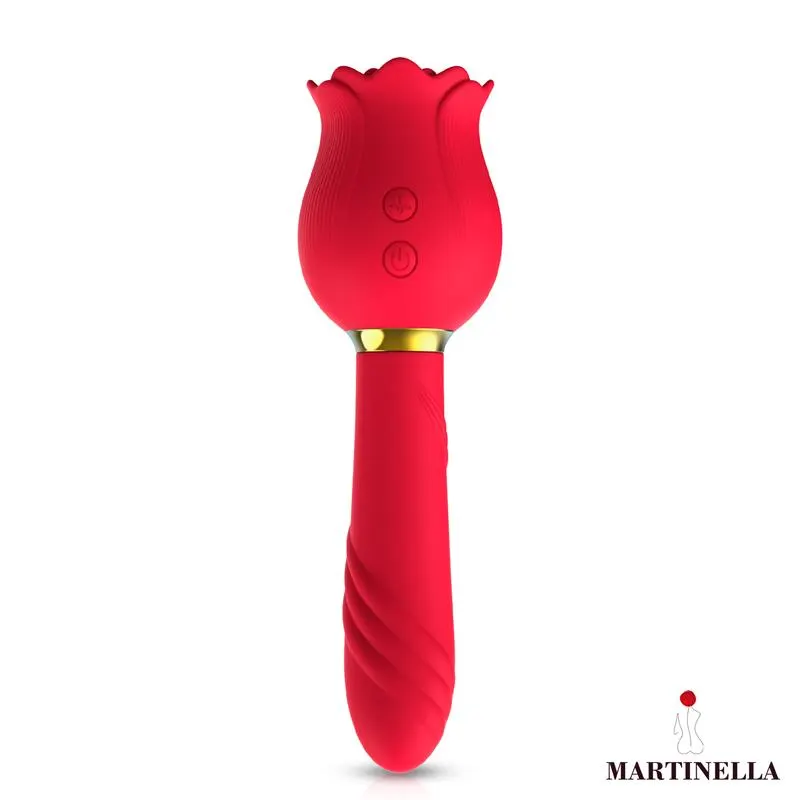 Rosa con Succion y Vibrador 2 en 1 · MARTINELLA · Estimuladores de Clítoris — Foto 2