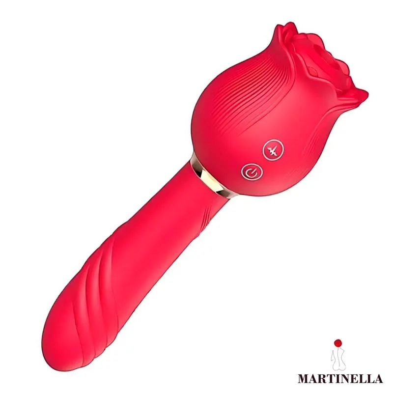 Rosa con Succion y Vibrador 2 en 1 · MARTINELLA · Estimuladores de Clítoris — Foto 5