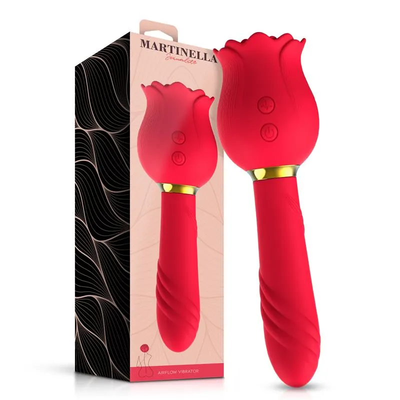 Rosa con Succion y Vibrador 2 en 1 · MARTINELLA · Estimuladores de Clítoris