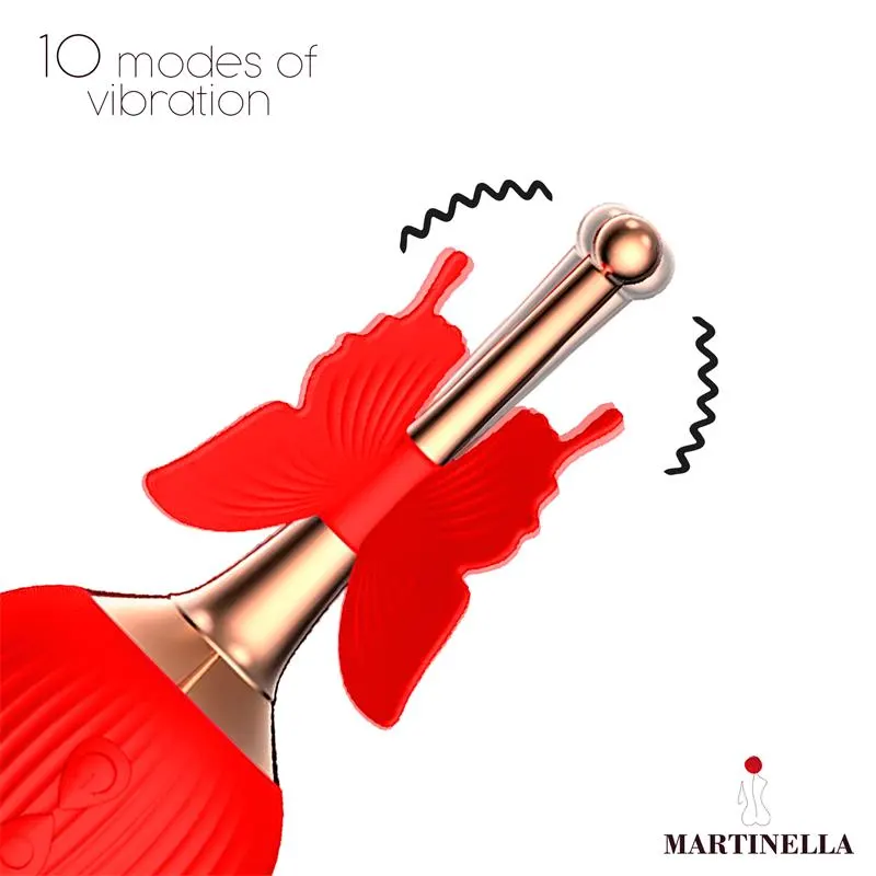 Rosa con Succión y Mariposa con Vibración · MARTINELLA · Estimuladores de Clítoris — Foto 6