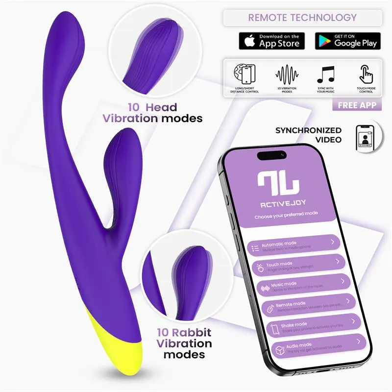 Lyra Vibrador Punto G con APP Púrpura · INTOYOU APP SERIES · Vibradores