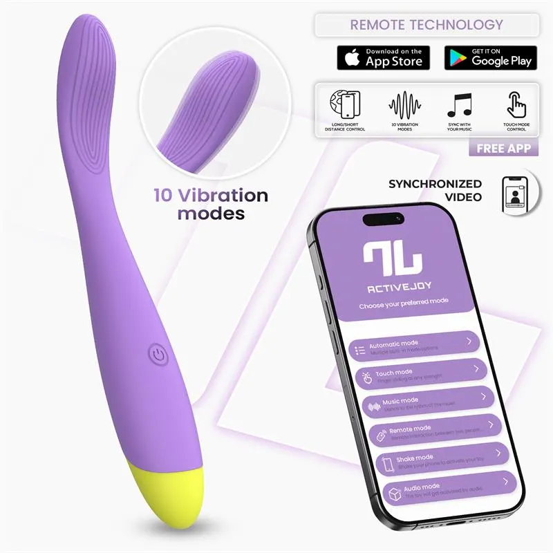Neya Vibrador Punto G con APP Púrpura · INTOYOU APP SERIES · Vibradores