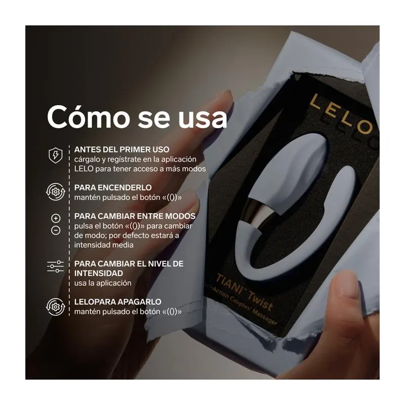 Juguete para Parejas Tiani Twist APP Sea Foam · LELO · Vibradores — photo 7