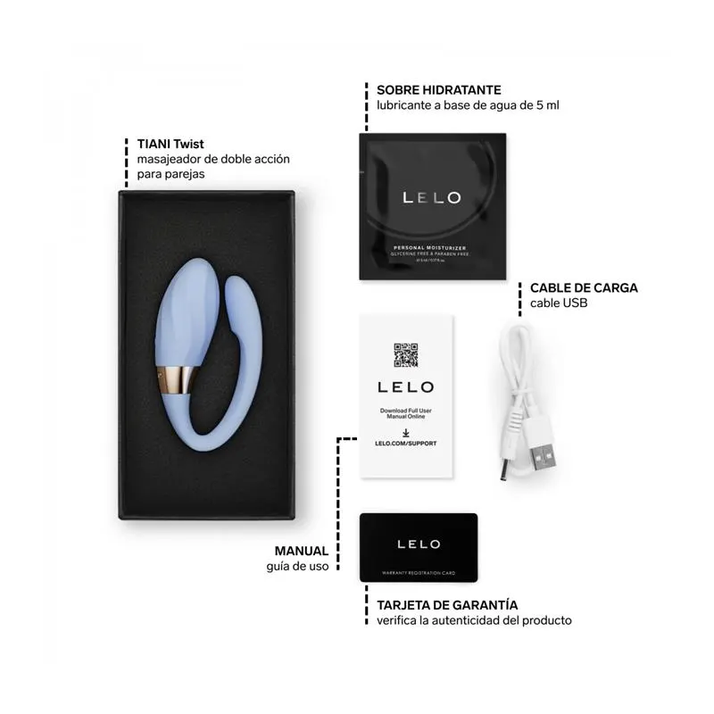 Juguete para Parejas Tiani Twist APP Sea Foam · LELO · Vibradores — photo 10