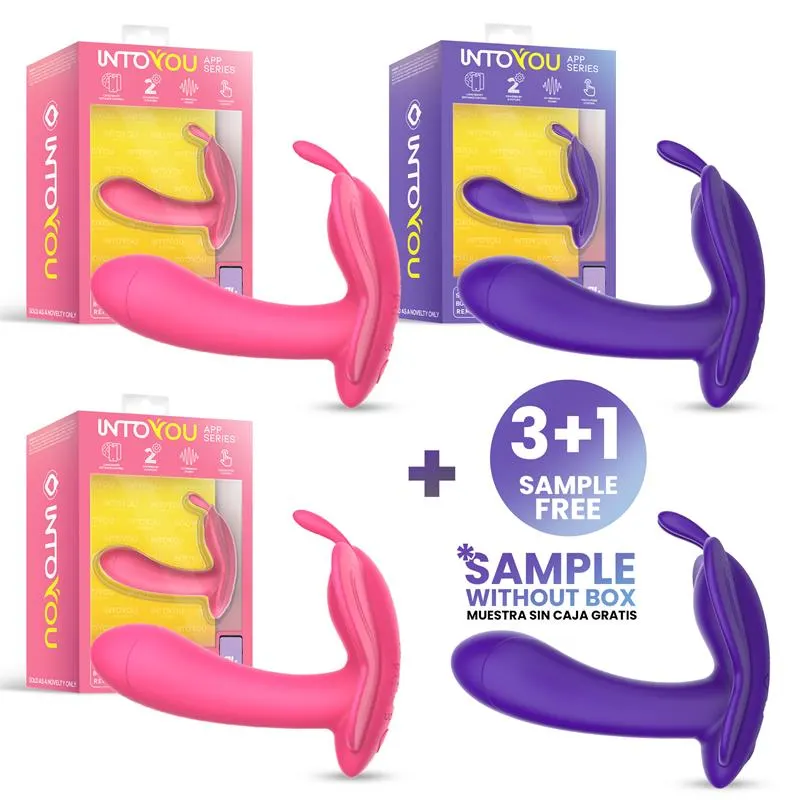 Pack 3+1 Wingy Estimulador Mariposa con APP · INTOYOU APP SERIES · Accesorios y Sets