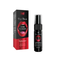 Spray para Sexo Oral Deep Throat Fresa 12 ml · INTT · Lubricantes