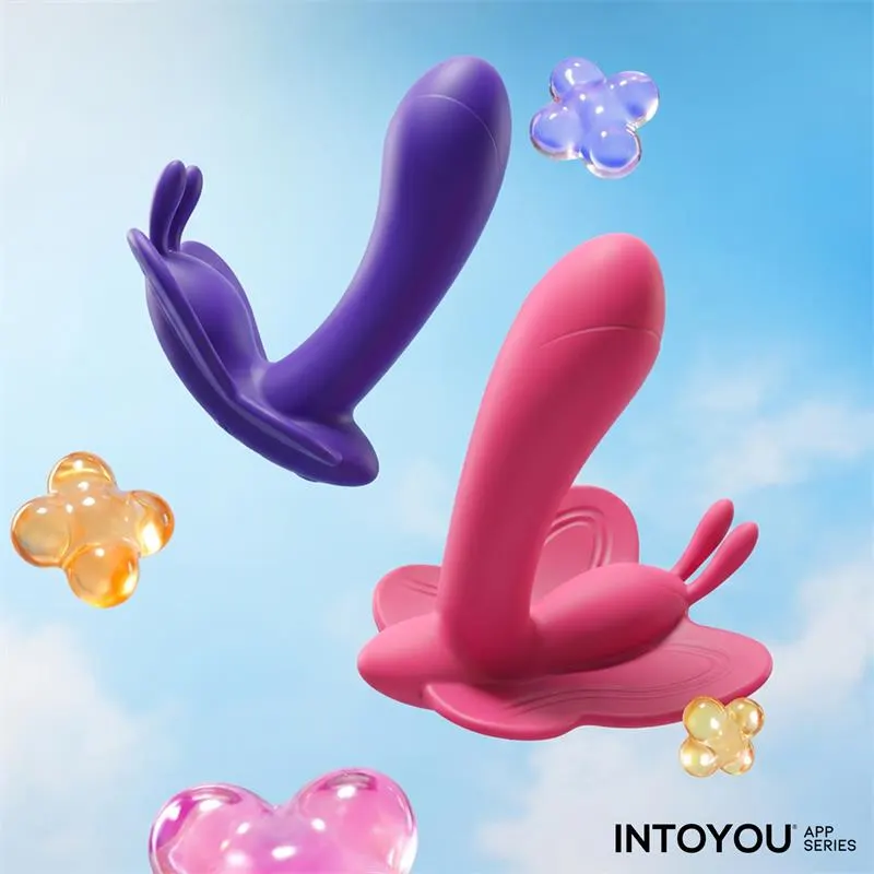 Wingy Estimulador Mariposa con APP Peach Red · INTOYOU APP SERIES · Vibradores — photo 11