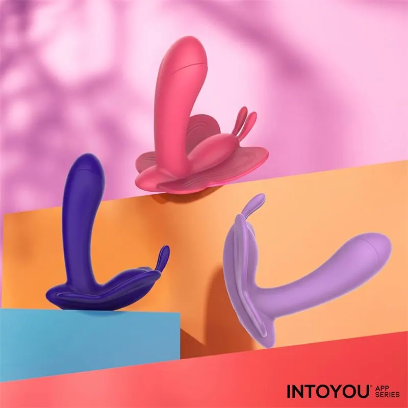 Wingy Estimulador Mariposa con APP Peach Red · INTOYOU APP SERIES · Vibradores — photo 12