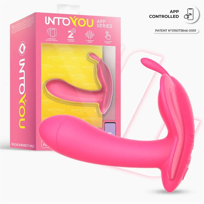 Wingy Estimulador Mariposa con APP Peach Red · INTOYOU APP SERIES · Vibradores — photo 5