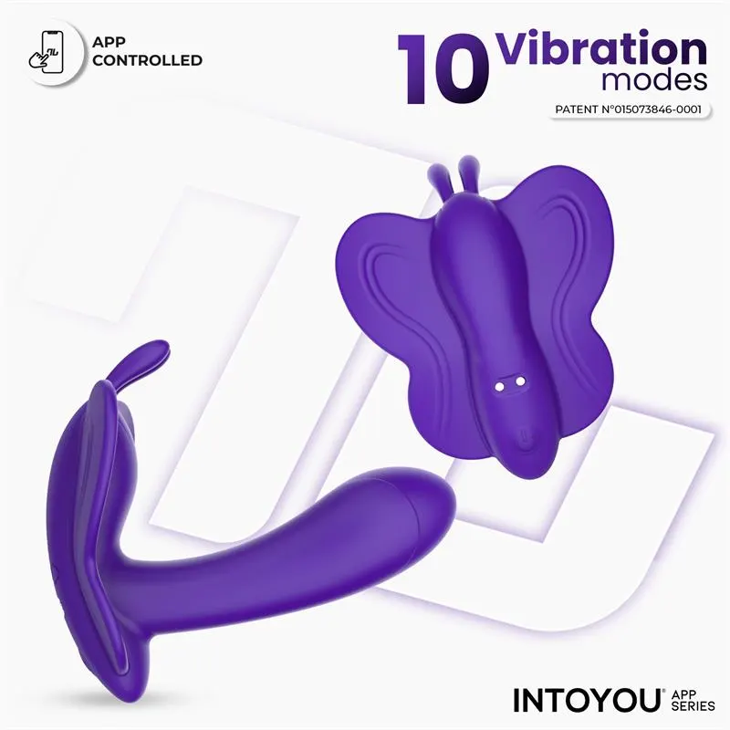 Wingy Estimulador Mariposa con APP Púrpura · INTOYOU APP SERIES · Vibradores — photo 2