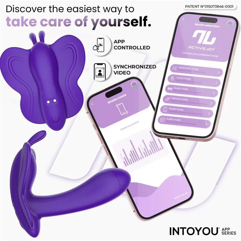 Wingy Estimulador Mariposa con APP Púrpura · INTOYOU APP SERIES · Vibradores — photo 3