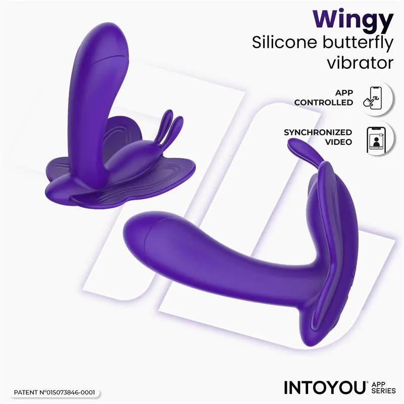 Wingy Estimulador Mariposa con APP Púrpura · INTOYOU APP SERIES · Vibradores — photo 4