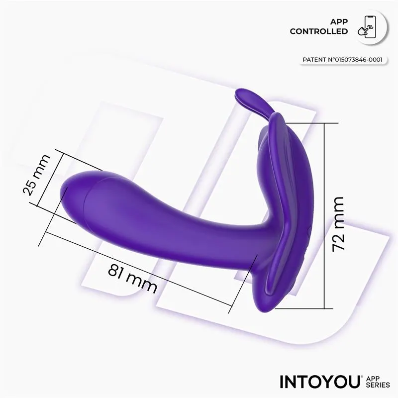 Wingy Estimulador Mariposa con APP Púrpura · INTOYOU APP SERIES · Vibradores — photo 9