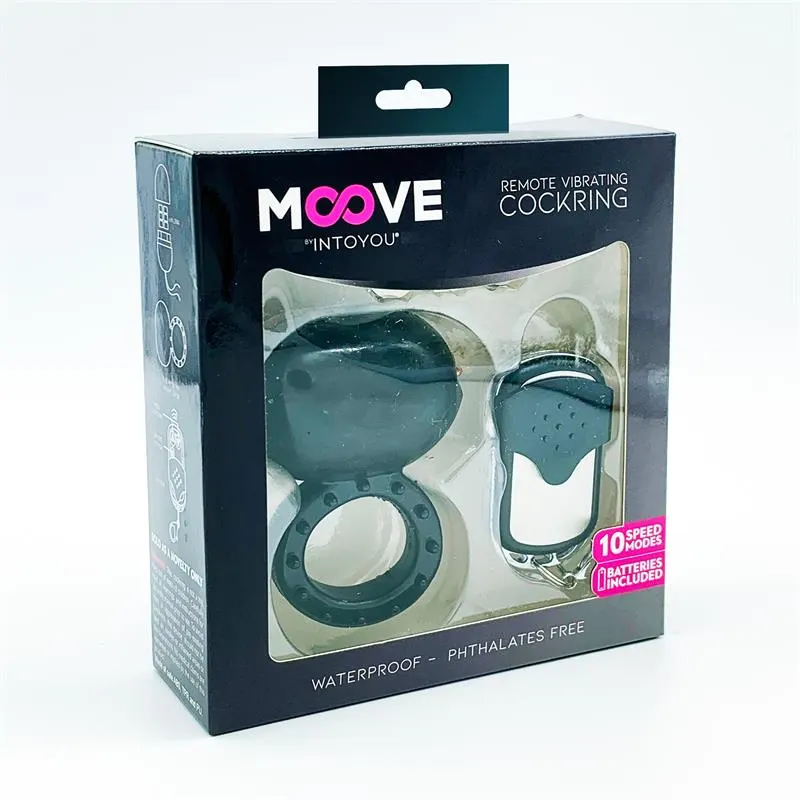 Anillo Vibrador con Control Remoto Negro · MOOVE · Anillos para el Pene — Foto 2