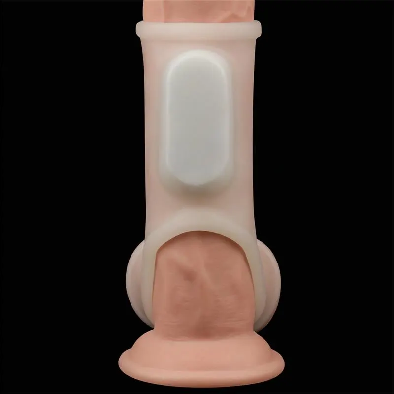Funda Pene y Testículos con Vibración Silk Knights · LOVETOY · Fundas y Extensiones para el Pene — photo 4