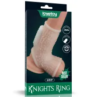 Funda el Pene y Testículos con Vibración Drip Knights · LOVETOY · Fundas y Extensiones para el Pene