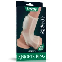 Funda el pene y testículos con vibración Ridge Knights · LOVETOY · Fundas y Extensiones para el Pene