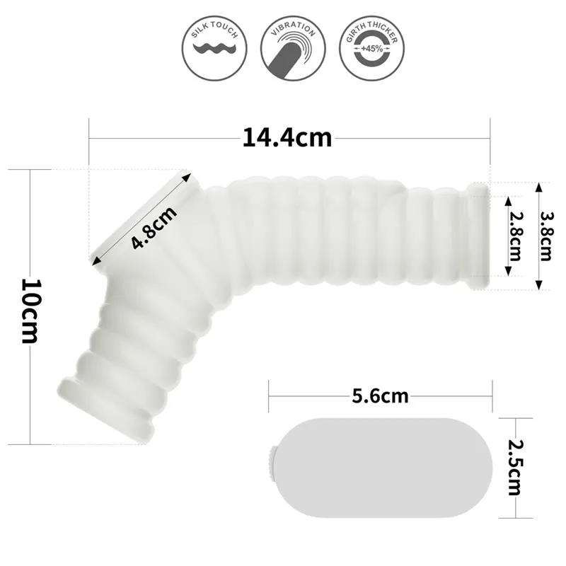 Funda el pene y testículos con vibración Wave Knights · LOVETOY · Fundas y Extensiones para el Pene — Foto 8
