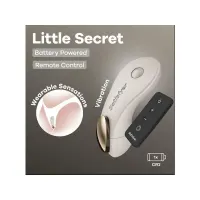 Little Secret Estimulador de Braguita Battery Series Warm Grey · SATISFYER · Vibradores